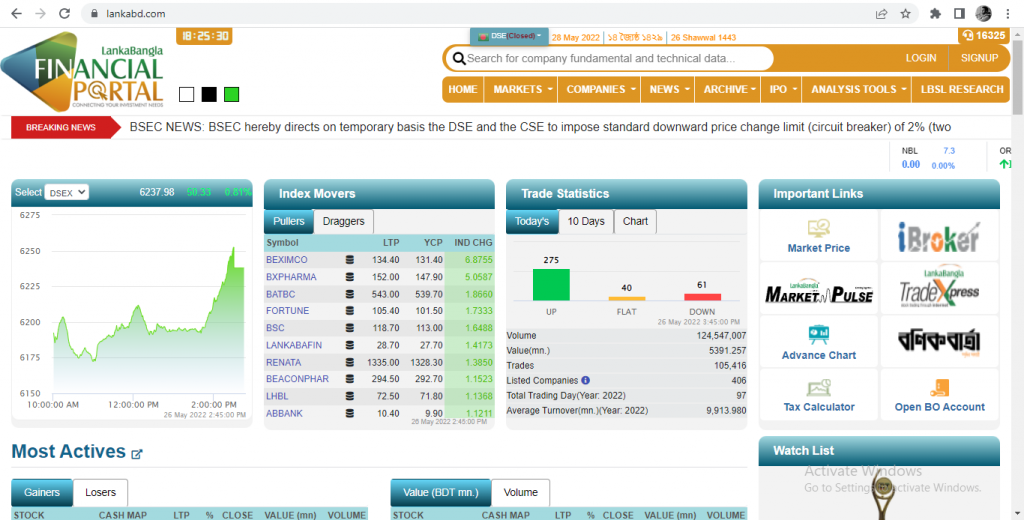 LankaBangla Financial Portal