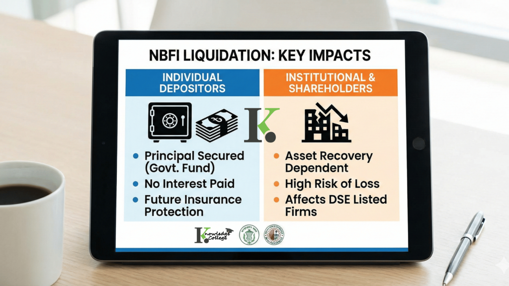 9 NBFI Liquidations in Bangladesh - Key Impacts by knowledge College Bangladesh - Blog image